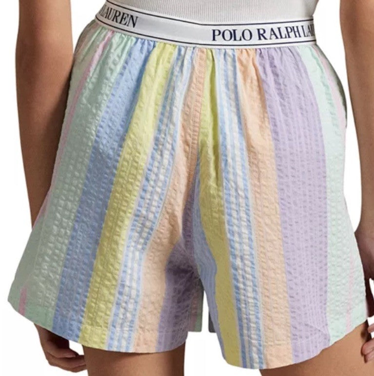 Polo Ralph Lauren Striped Seersucker Boxer Shorts M 