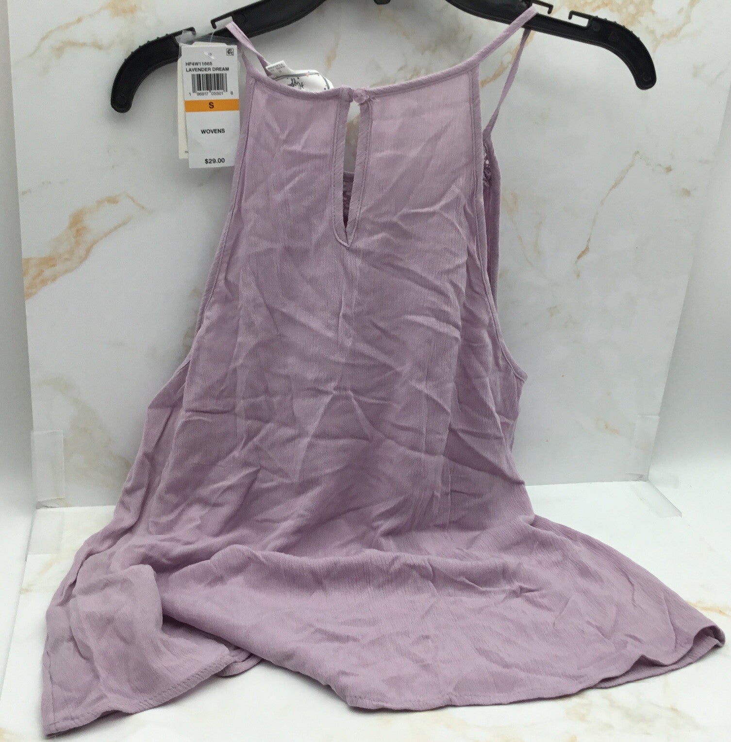 Hippie Rose Juniors Crochet Trim High Neck Tank Top Small
