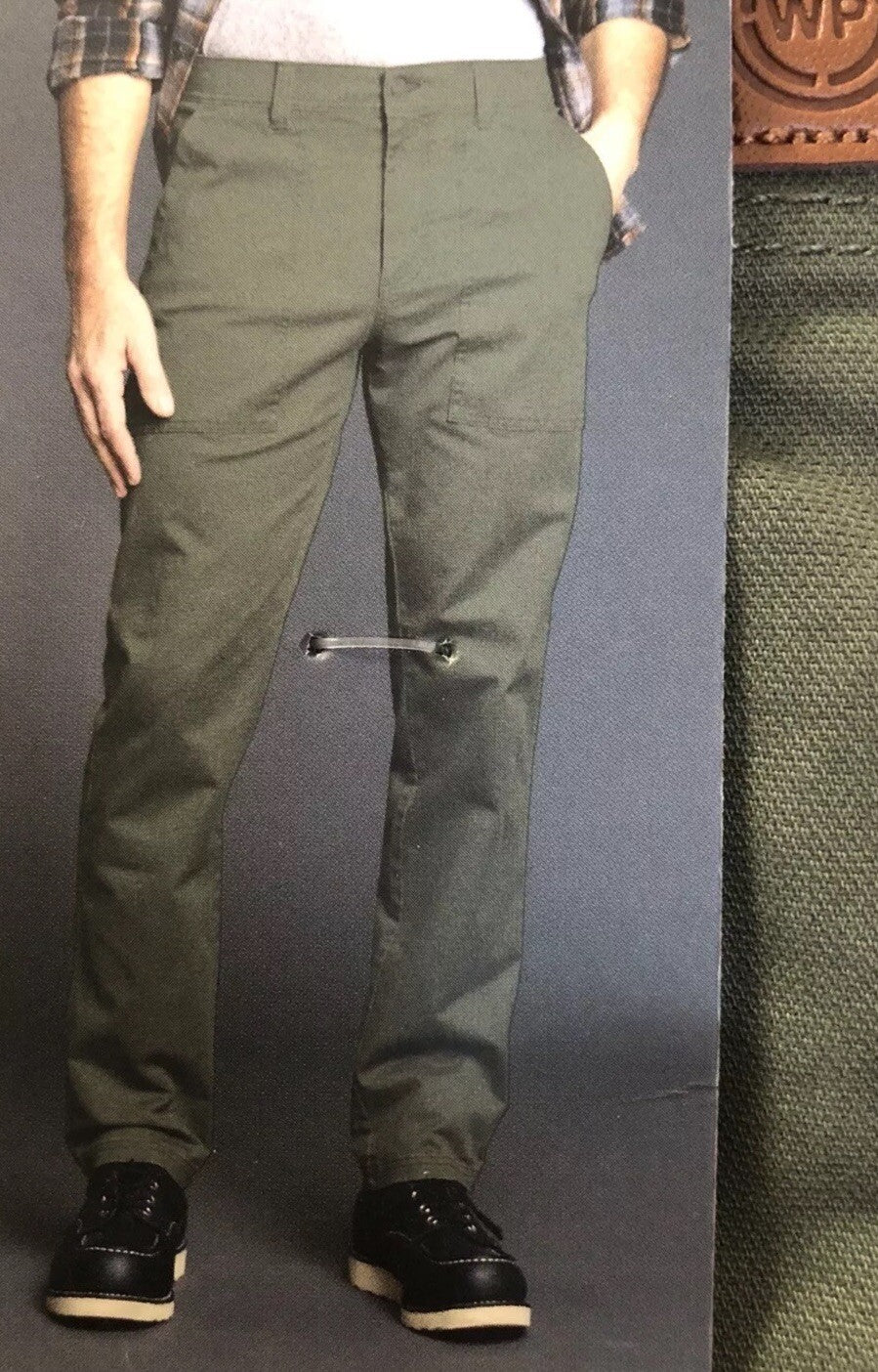 Weatherproof WP Men's The Trail Utility Pants Flex Waist 40 x 32 Green NWT