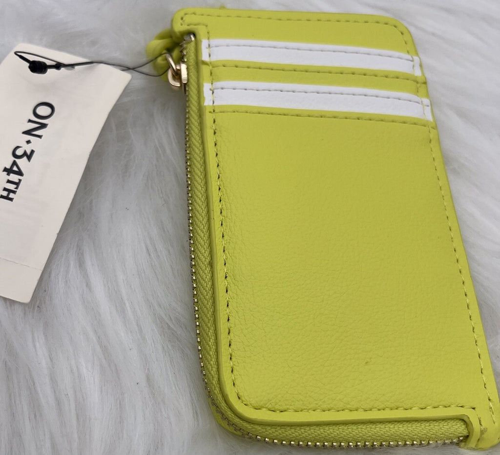 On 34th One Size Ramonah Small Wallet Lemon/white 