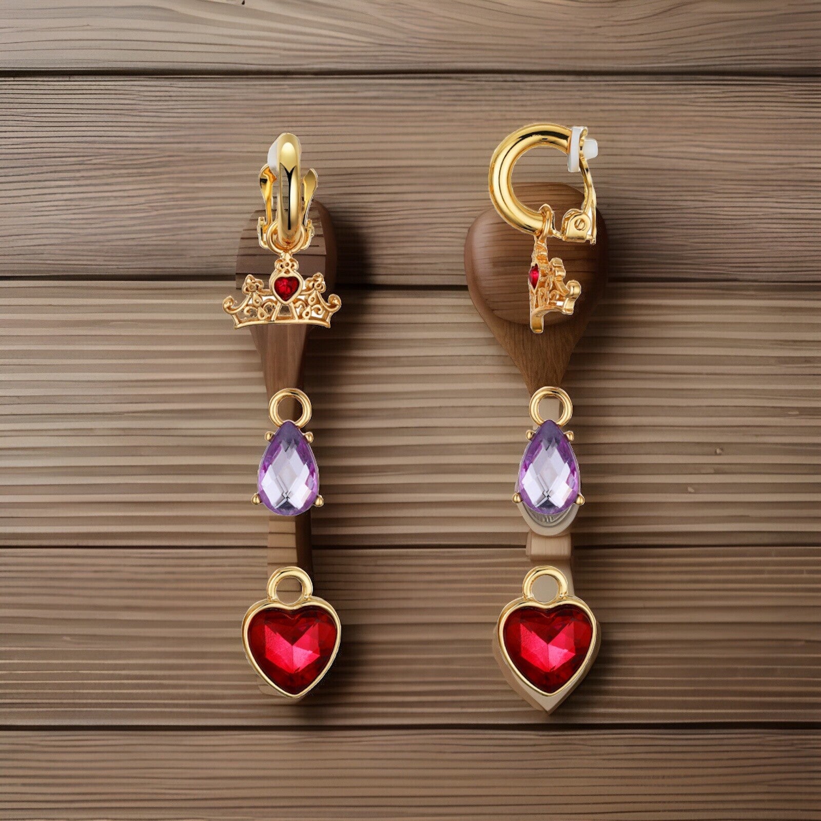 Disney Kid's Princess Multicolor Earring Set - Multi