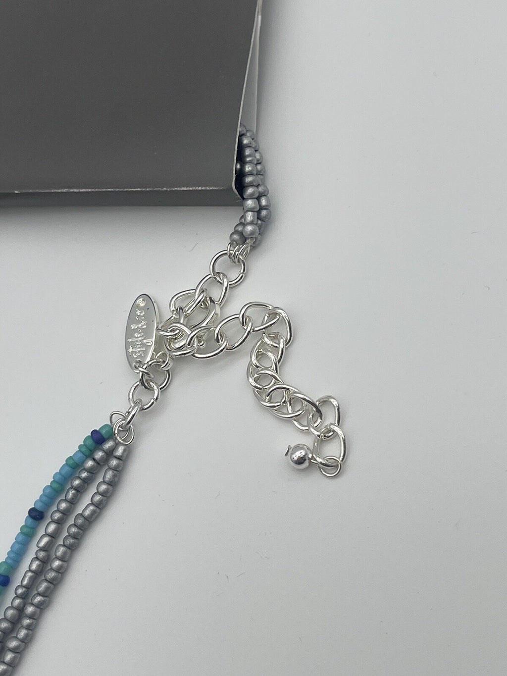 Style & Co Women’s Necklace SBLU LYR STN PNDT