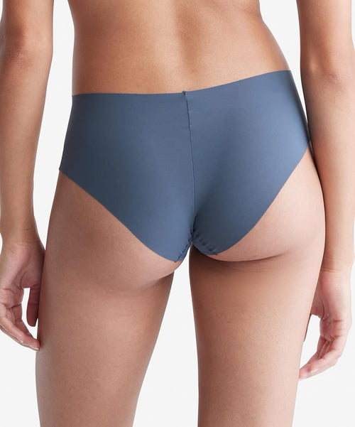 Calvin Klein Women's Invisibles Hipster Panty Size M Color Blue Edge