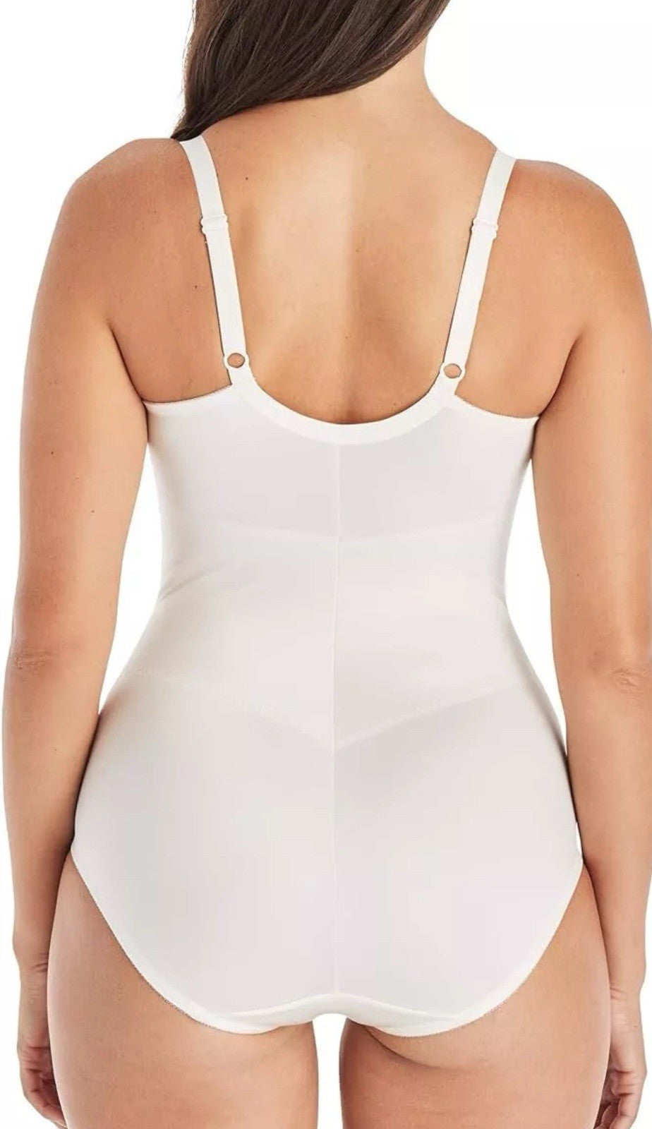 Maidenform With Built-in Bra shapewear bodysuits Buttercream 36C