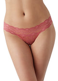 B.tempt'd by Wacoal Women's Lace Kiss Thong - 970182, SZ M Slate Rose