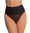 Maidenform Tame Your Tummy Lace Thong Women's Shapewear Underwear  Size XL Black