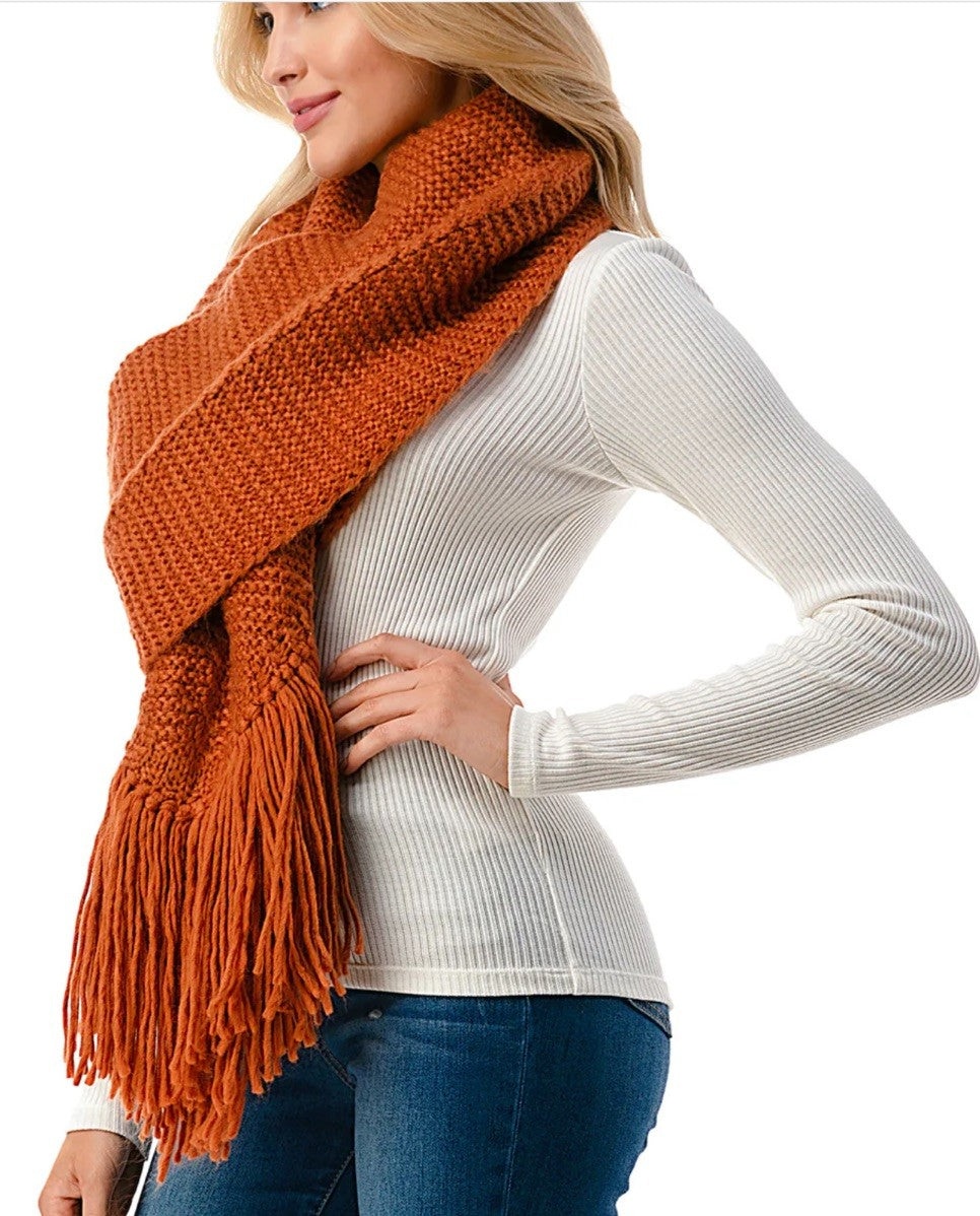 The Nora Scarf Marcus Adler Rust