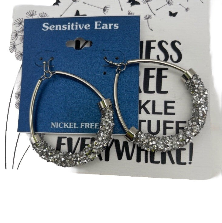 Sensitive Ears Tear Drop Earrings Nickel Free 