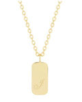 Brook & York Women’s Sloan Initial Pendant Necklace Letter J