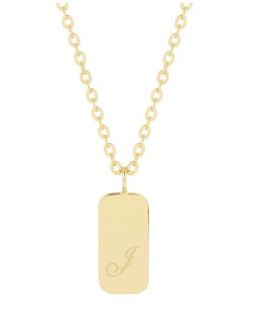 Brook & York Women’s Sloan Initial Pendant Necklace Letter J