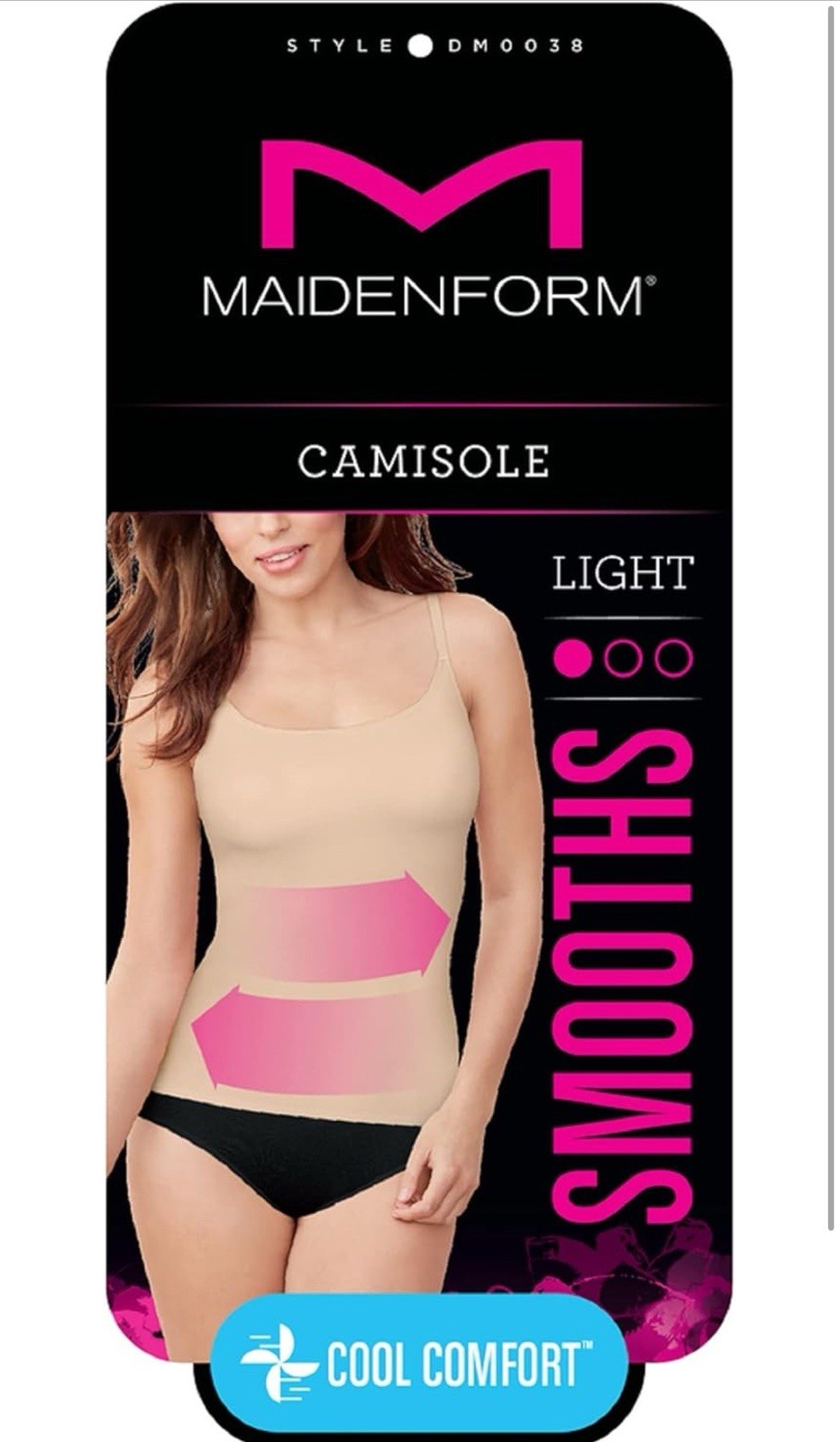 Maidenform Comfort Women’s Devotion Shapewear Tank Top #FL2018 Black Size S