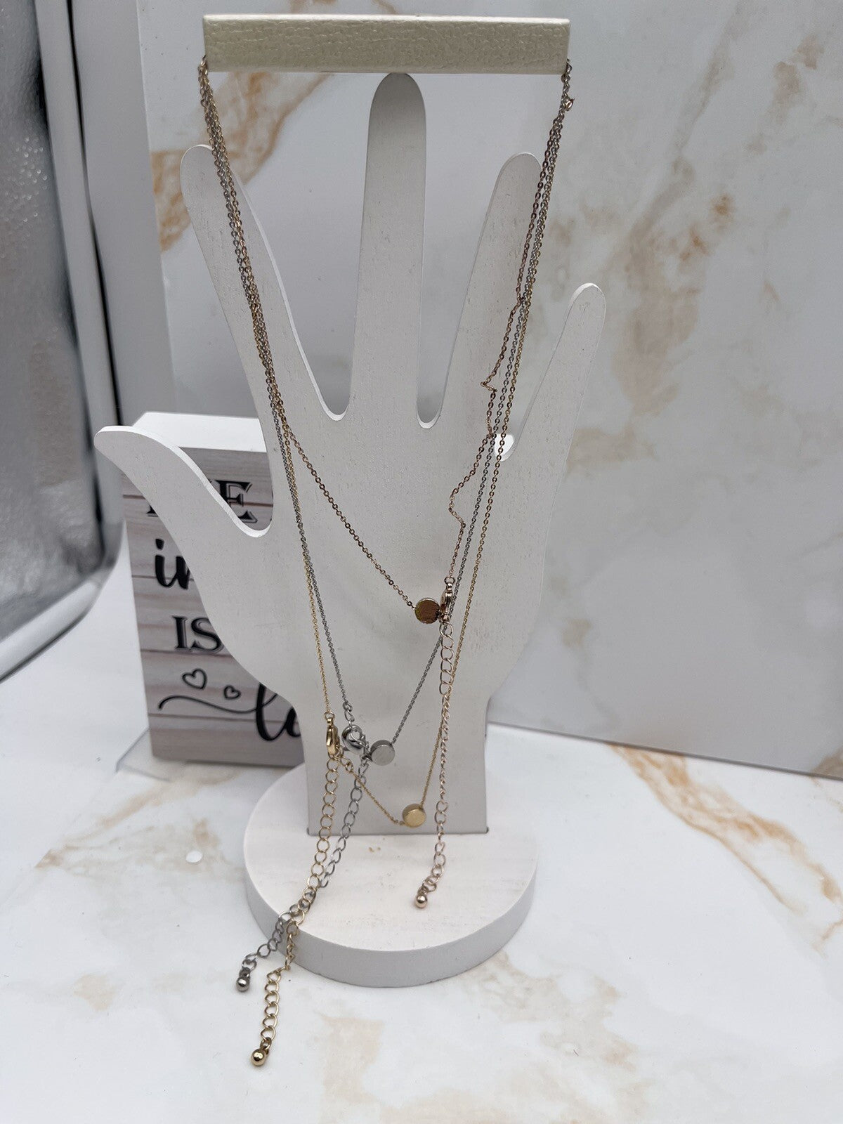 3 Separate Necklaces 15.5 19.5 Necklaces 4 Extenders 