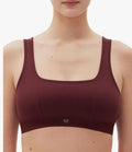 Gap Women's Logo Comfort Square-Neck Bralette GPW01052 - Windsor Wine Size L