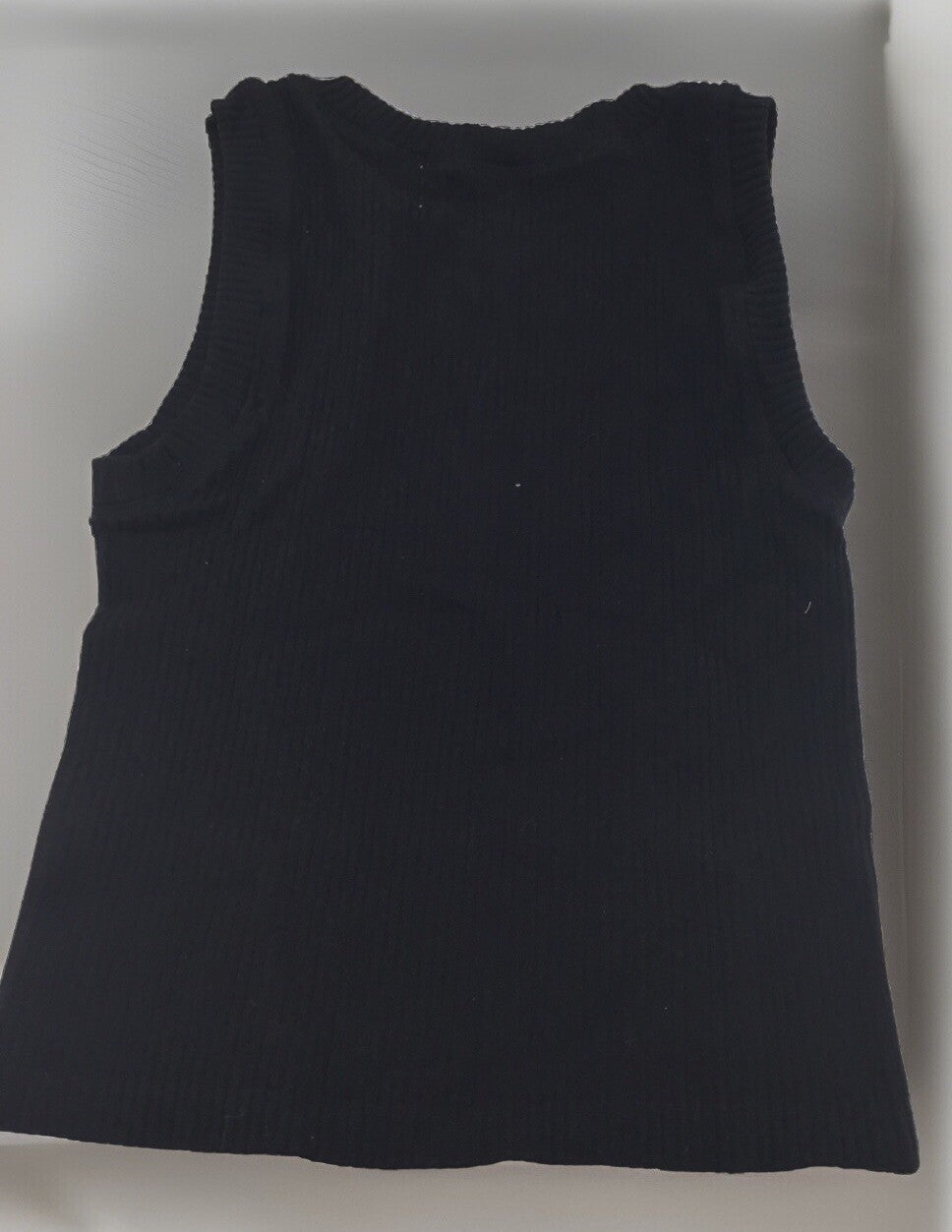 Hippie Rose Juniors Ribbed Crop Tank Top Black XS