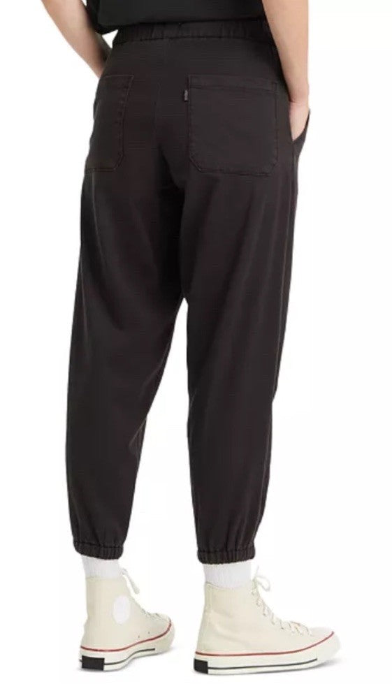 Levi's Women's Off-Duty High Rise Relaxed Jogger Pants Black L