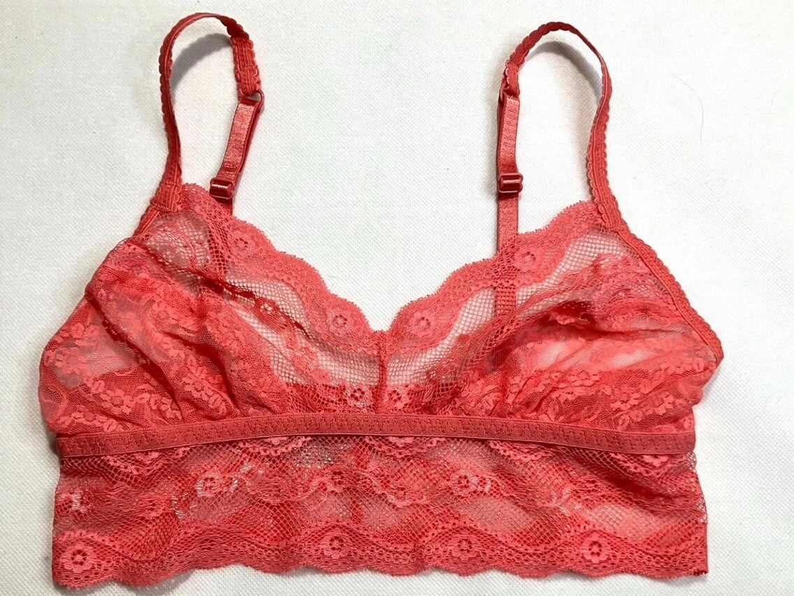 b.tempt'd Women's S Lace Kiss Full Coverage Unlined Bralette 910182 L