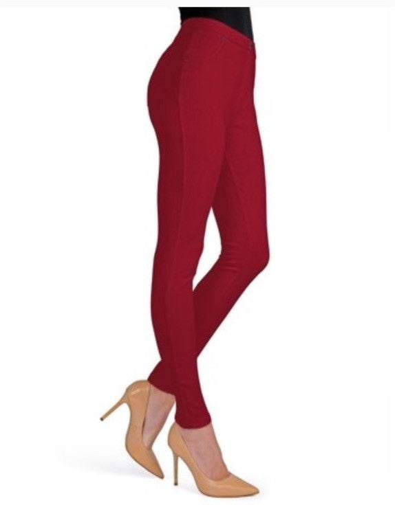 MeMoi Chino Women's Leggings Red S-M