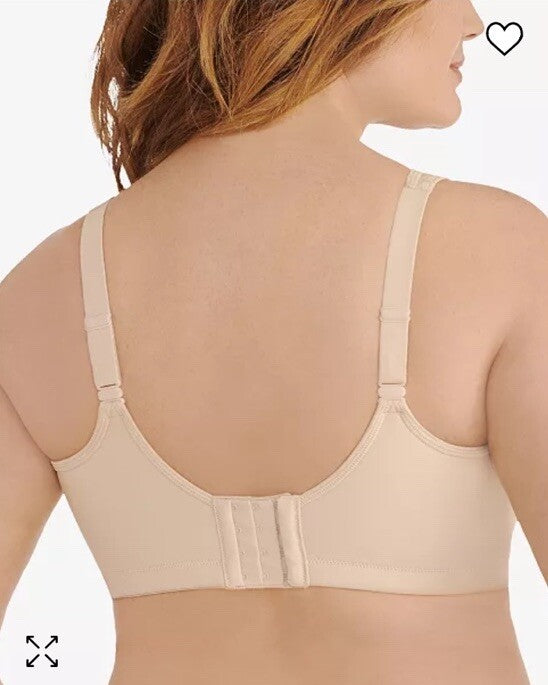 Vanity Fair Full-Figure Wireless Sports Bra 71500 - Damask Neutral (Nude 5) 38C