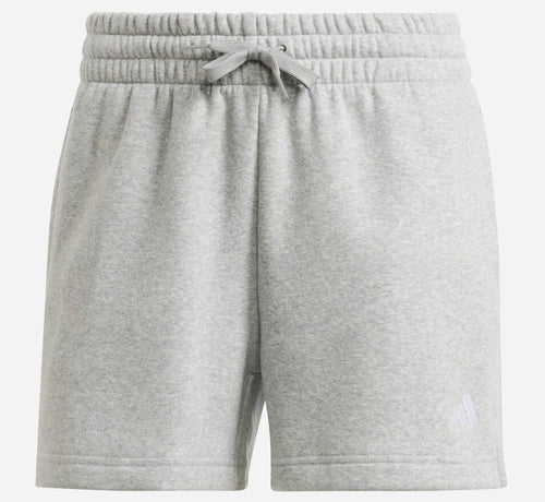 Adidas Women's Gray Fleece Sweat Shorts Size XS Embroidered Logo