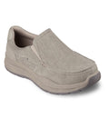 Skechers Men's Cohagen Canvas Slip On Shoe  Color Toupe 16941S Size 9 New