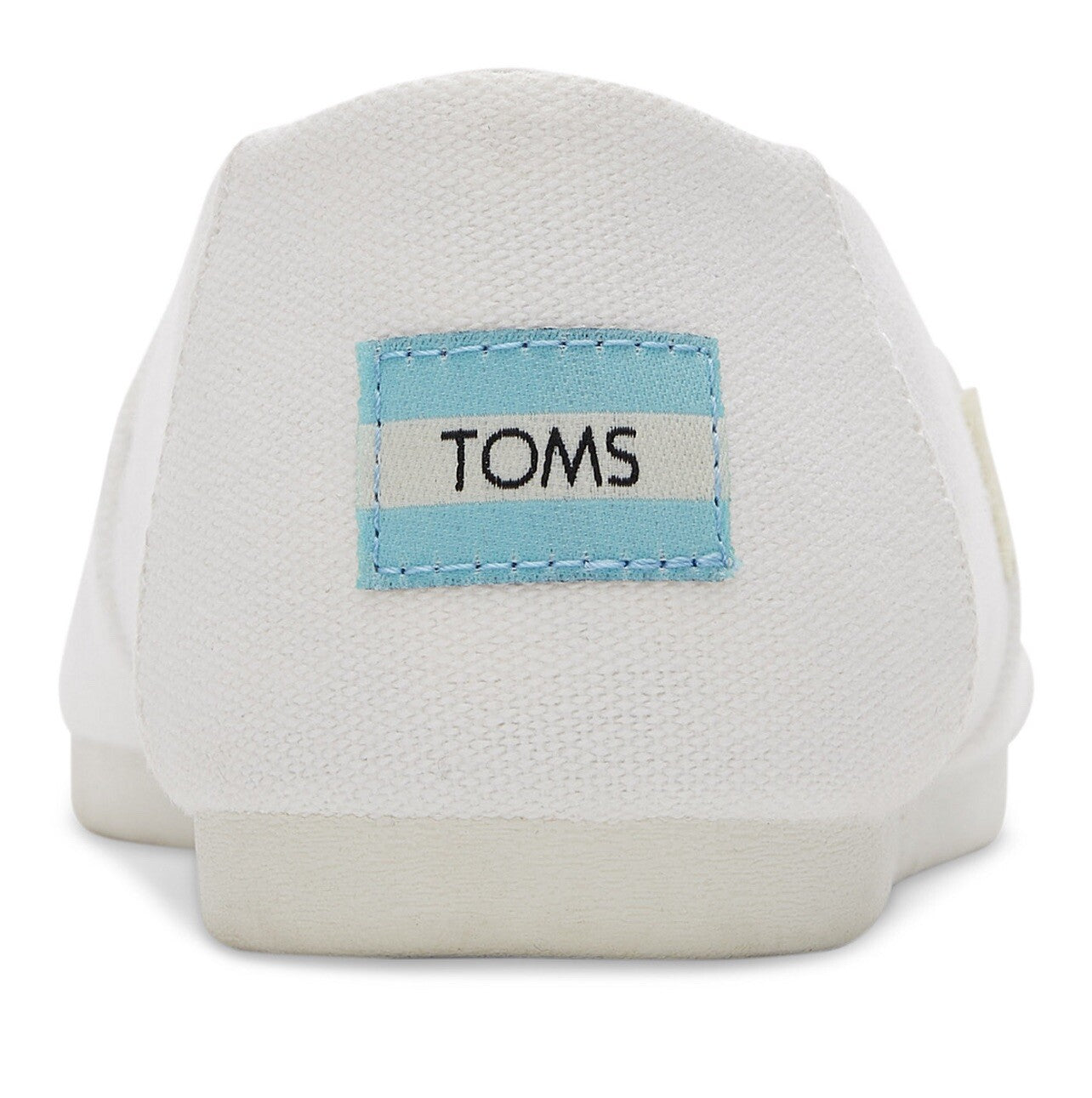 Women's Toms Alpargata WhiteSize 6.5 Recycled Cotton Canvas  100% Original Brand