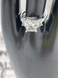 Character Club Cubic Zirconia Silver Plated Women’s Ring Size 9-
