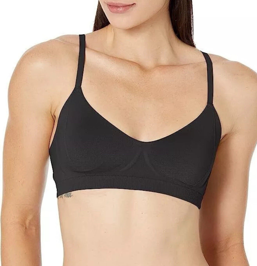 Calvin Klein Bonded Flex Lightly Lined Bralette, Black, Size XS