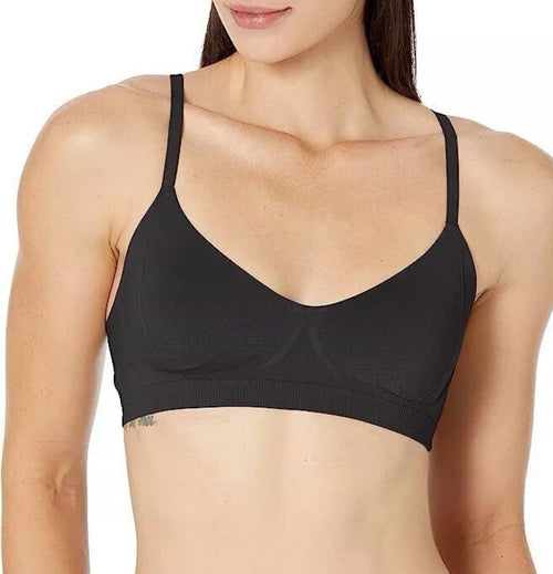 Calvin Klein Bonded Flex Lightly Lined Bralette, Black, Size XS