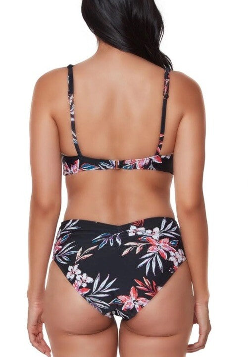 Women’s Floral Tummy Toner One Pice Swimsuit 