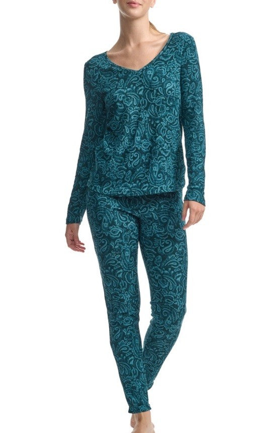 Splendid Women's 2-Pc. Printed Legging Pajamas Set Multicolored XS