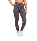 Spanx Look At Me Now Leggings Size XL Heather Camo Print Seamless Tummy Control