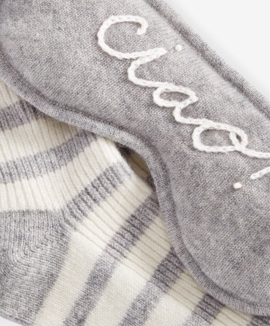 Charter Club Cashmere "Ciao" Sleep Mask + Socks Boxed Gift Set, 