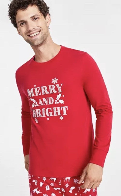 Family Pajamas Matching Men's Mix It Merry & Bright Pajamas Set S Merry