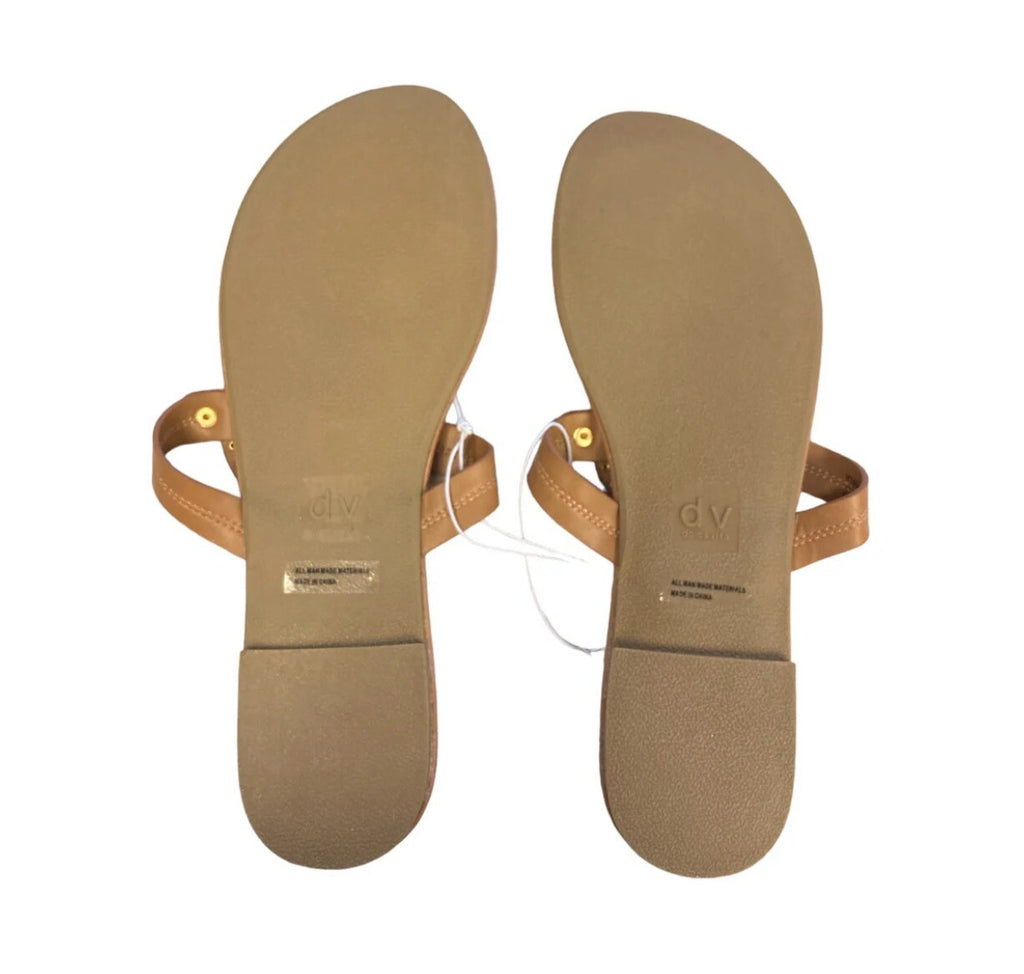 DV Dolce Vita Ladies Comfortable Stylish Gionna Everyday Flat Sandal Size 8 W