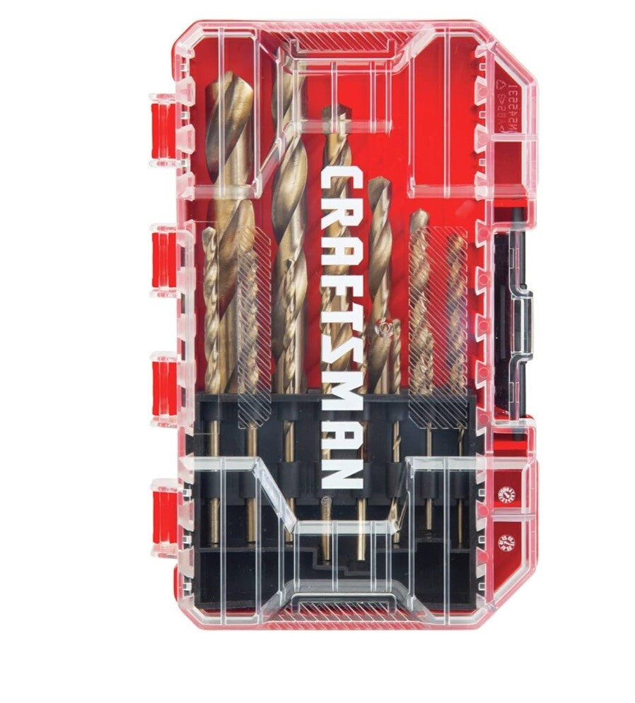 CRAFTSMAN Drill Bit Set, Gold Oxide, 14-Piece (CMAM2214)