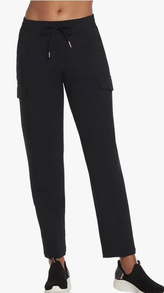 Skechers Women's Slip-ins Go Walk Cargo Pant Size M Black 