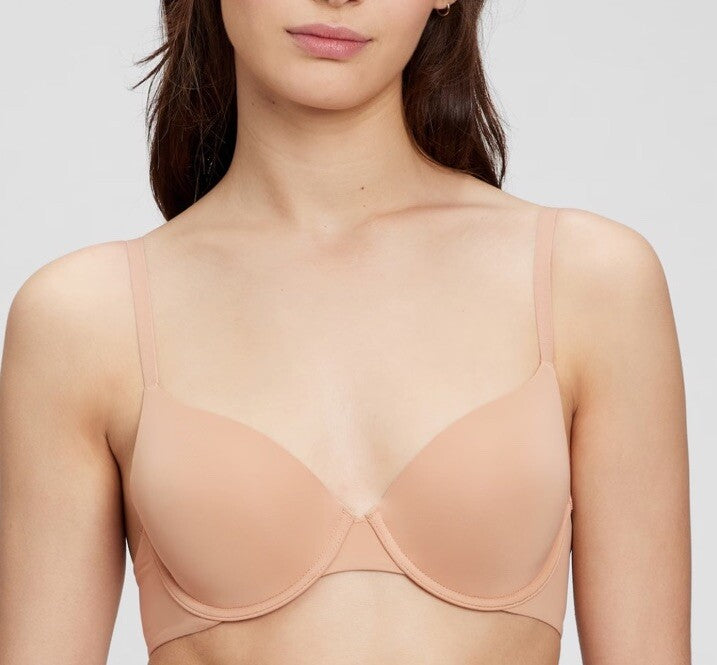 GapBody Everyday T-shirt Bra 38D Brush Beige