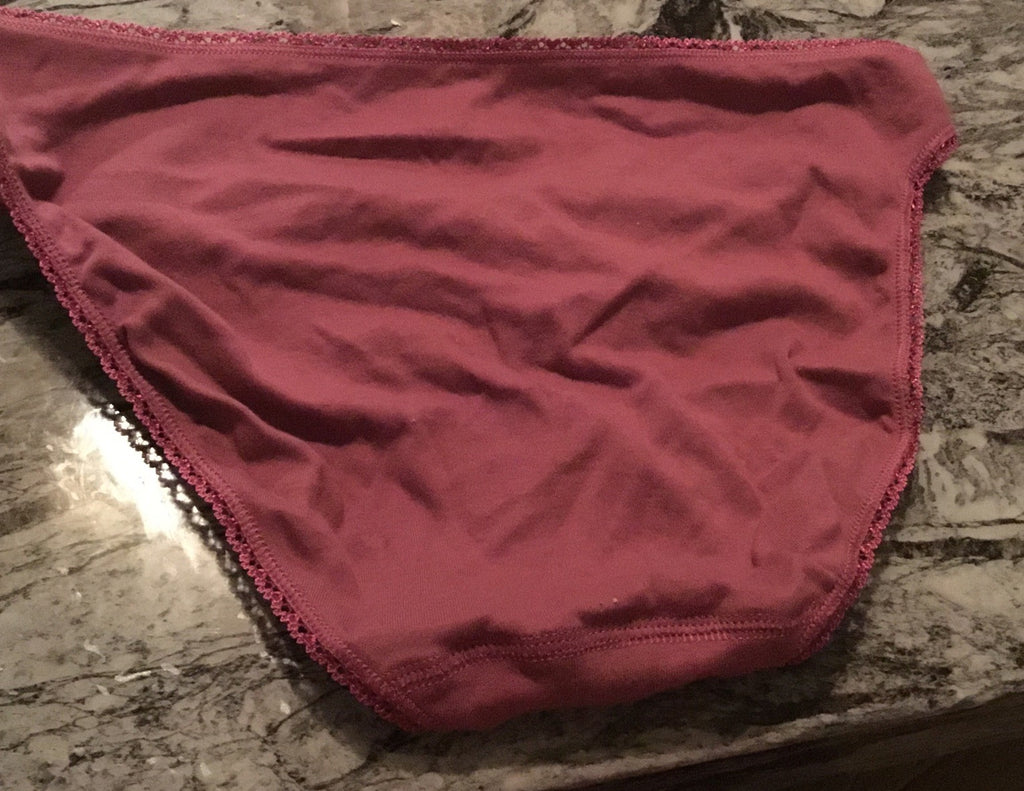 CHARTER CLUB Women's Bikini Underwear, Pink Berry Juice,  L,