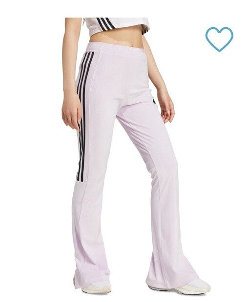 adidas Women's Tiro Ribbed Velour Flared Leggings XS