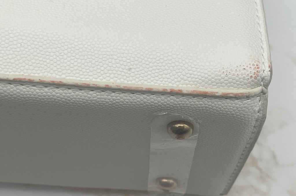 Bebe Alex Quilted Satchel Bag With Car Holder $129
