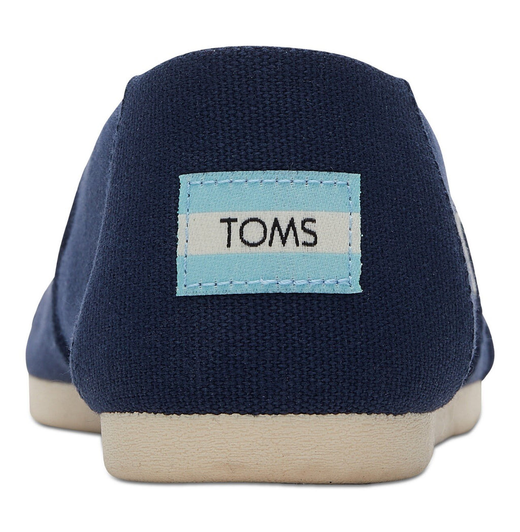 Women's Toms Alpargata Navy Size 6.5 Recycled Cotton Canvas  100% Original Brand