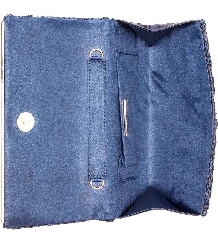 Giani Bernini Lace Clutch Navy