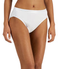 Jenni Women's Hi-Cut Bikini Underwear Bright White M 