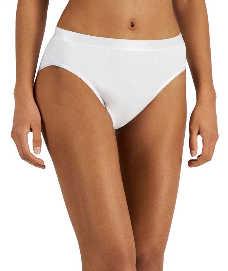 Jenni Women's Hi-Cut Bikini Underwear Bright White M 