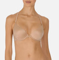 NEW! Natori Women's Sz 32D Euphoria Tagless Front-Close Bra 728206 Cafe