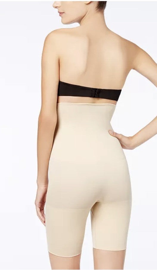 Maidenform Women's Ultra Tummy-Control Seamless High Waist Latte Lift M