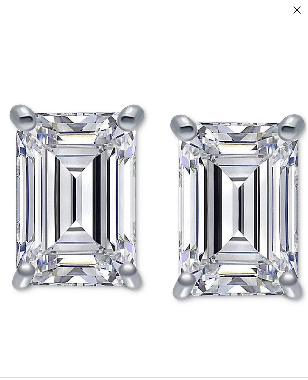 Sterling Silver Cubic Zirconia Earrings From Macys 