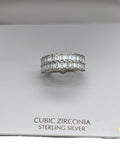 Sterling Zirconia Sterling Silver Women’s Beautiful Ring Size 7