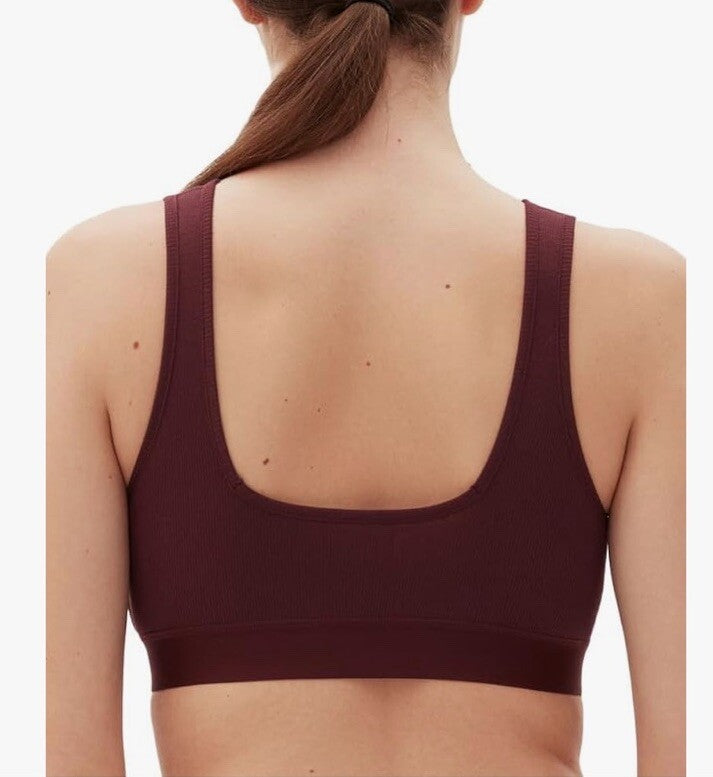 Women's Logo Comfort Square-Neck Bralette GPW01052 - Windsor Wine