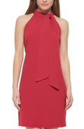Vince Camuto Bow-Neck Halter Dress Size 16